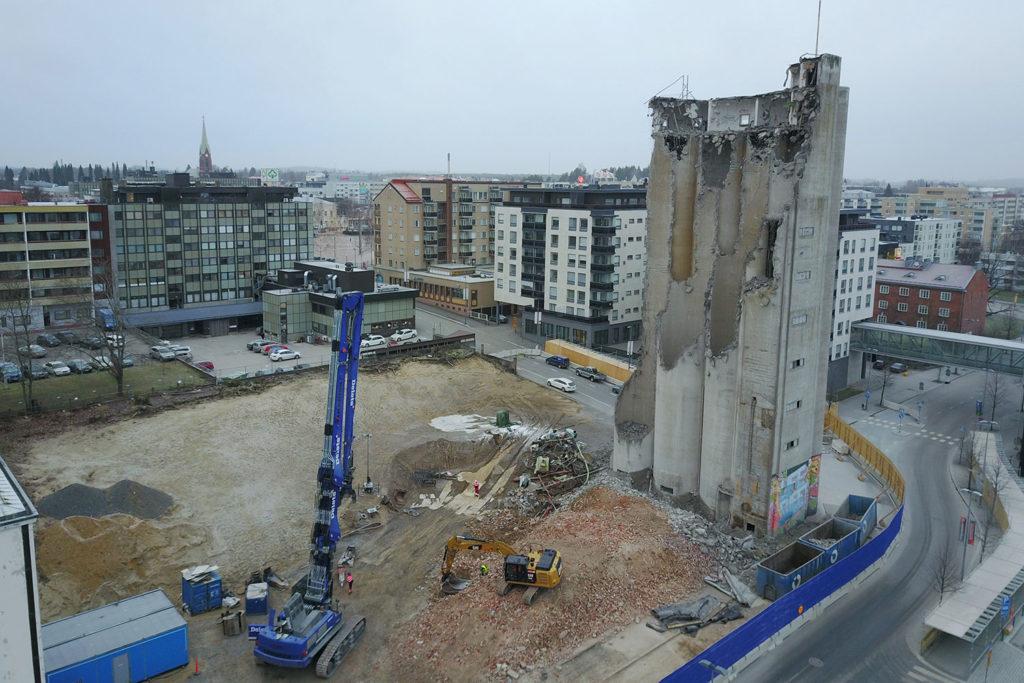 Mikkelin viljasiilojen purku