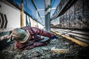 Betonin poisto vesipiikkauksella